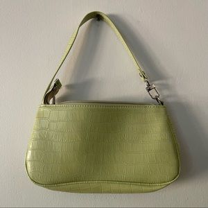 green mini shoulder bag